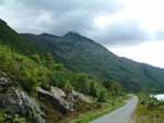 Lonely single-track-road near Arnisdale