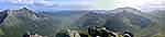 Panoramic view of Goat Fell, Isle of Arran